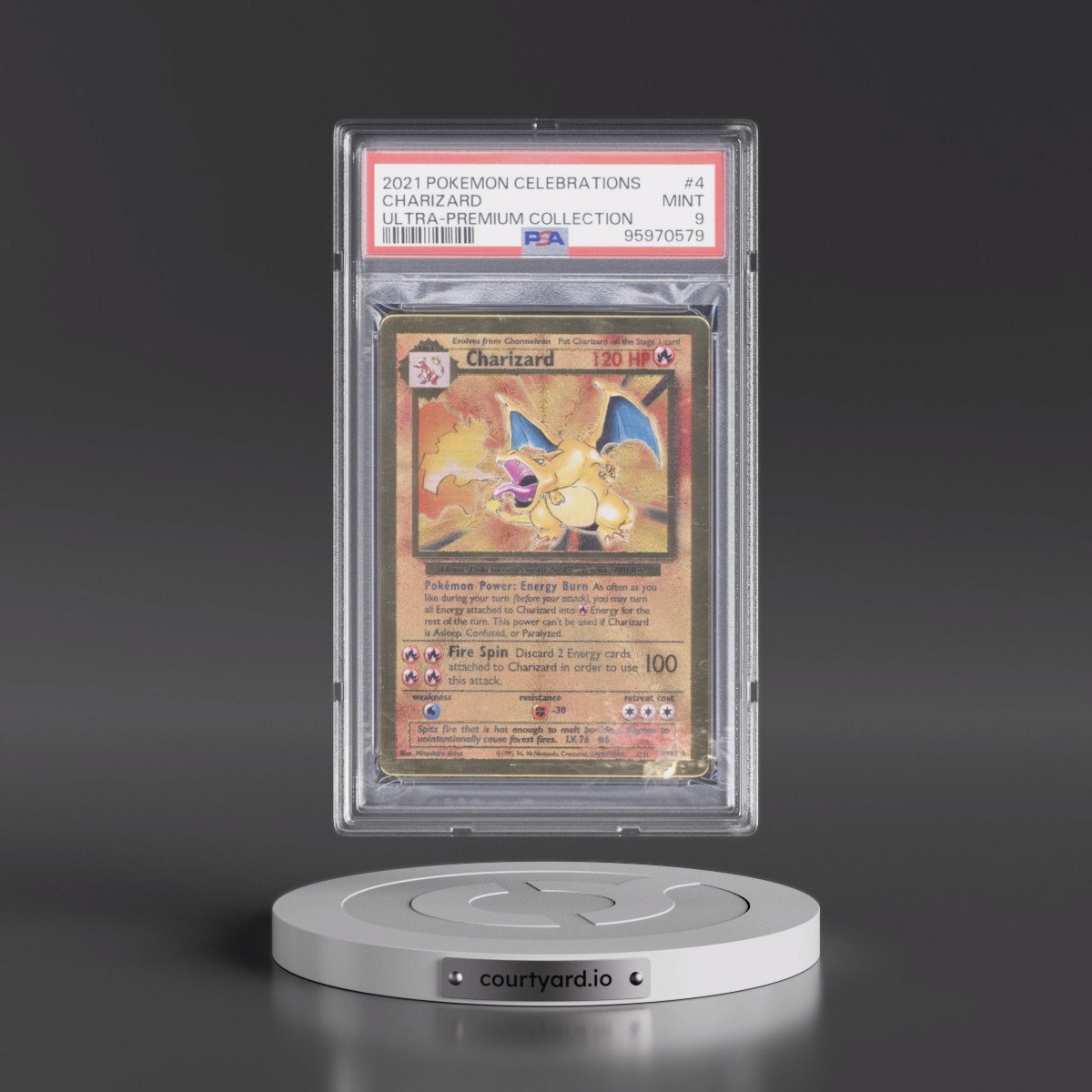 2021 Pokémon Celebrations Ultra-Premium Collection #4 Charizard (PSA 9 MINT)