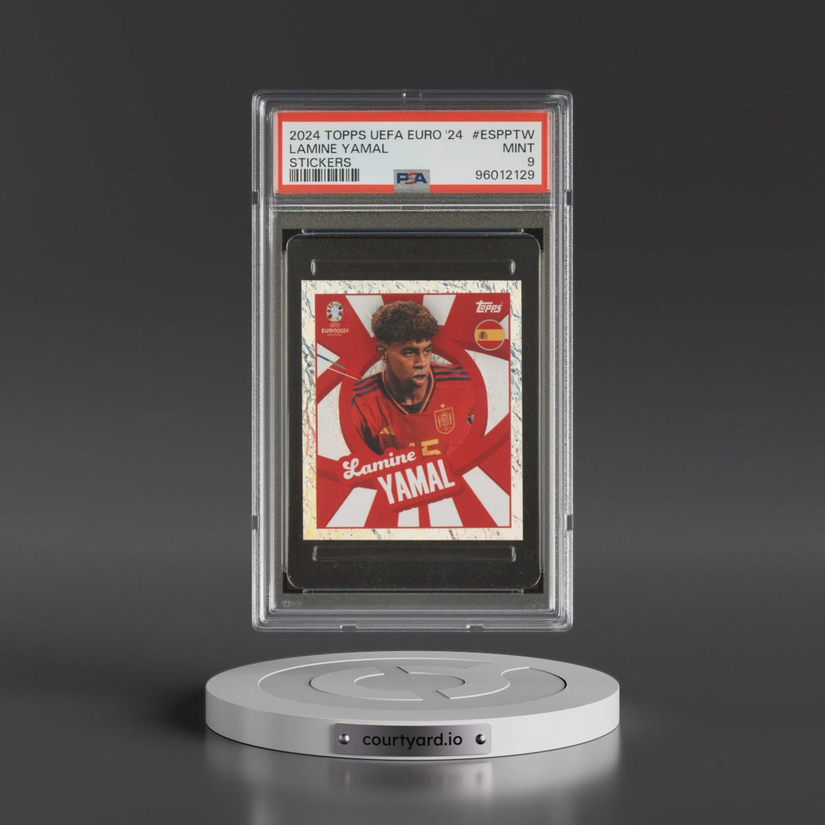 2024 Topps UEFA Euro 2024 Stickers #ESPPTW Lamine Yamal (PSA 9 MINT)