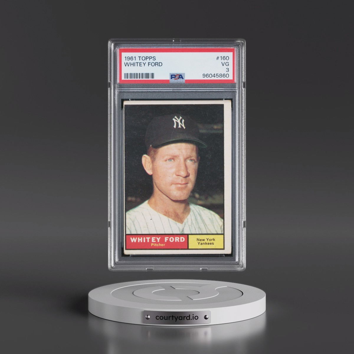 1961 Topps #160 Whitey Ford (PSA 3 VG)