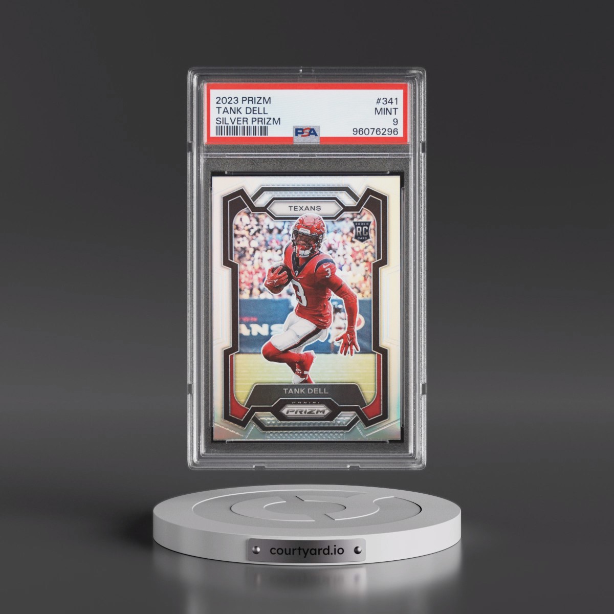 2023 Panini Prizm #341 Tank Dell - Silver Prizm (PSA 9 MINT)