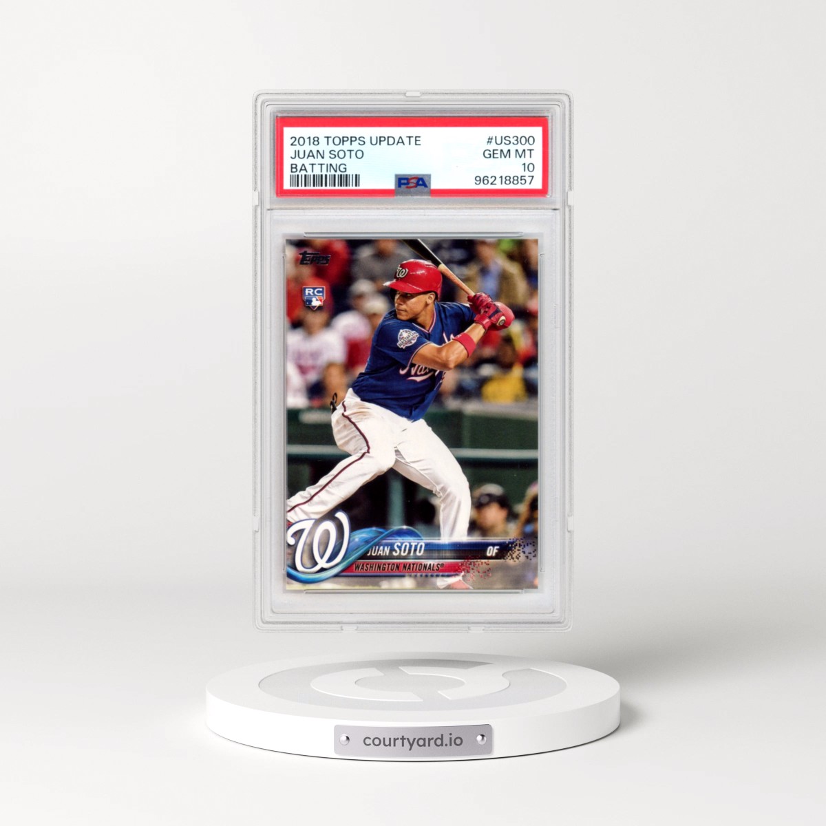 2018 Topps Update #US300 Juan Soto (PSA 10 GEM MINT)