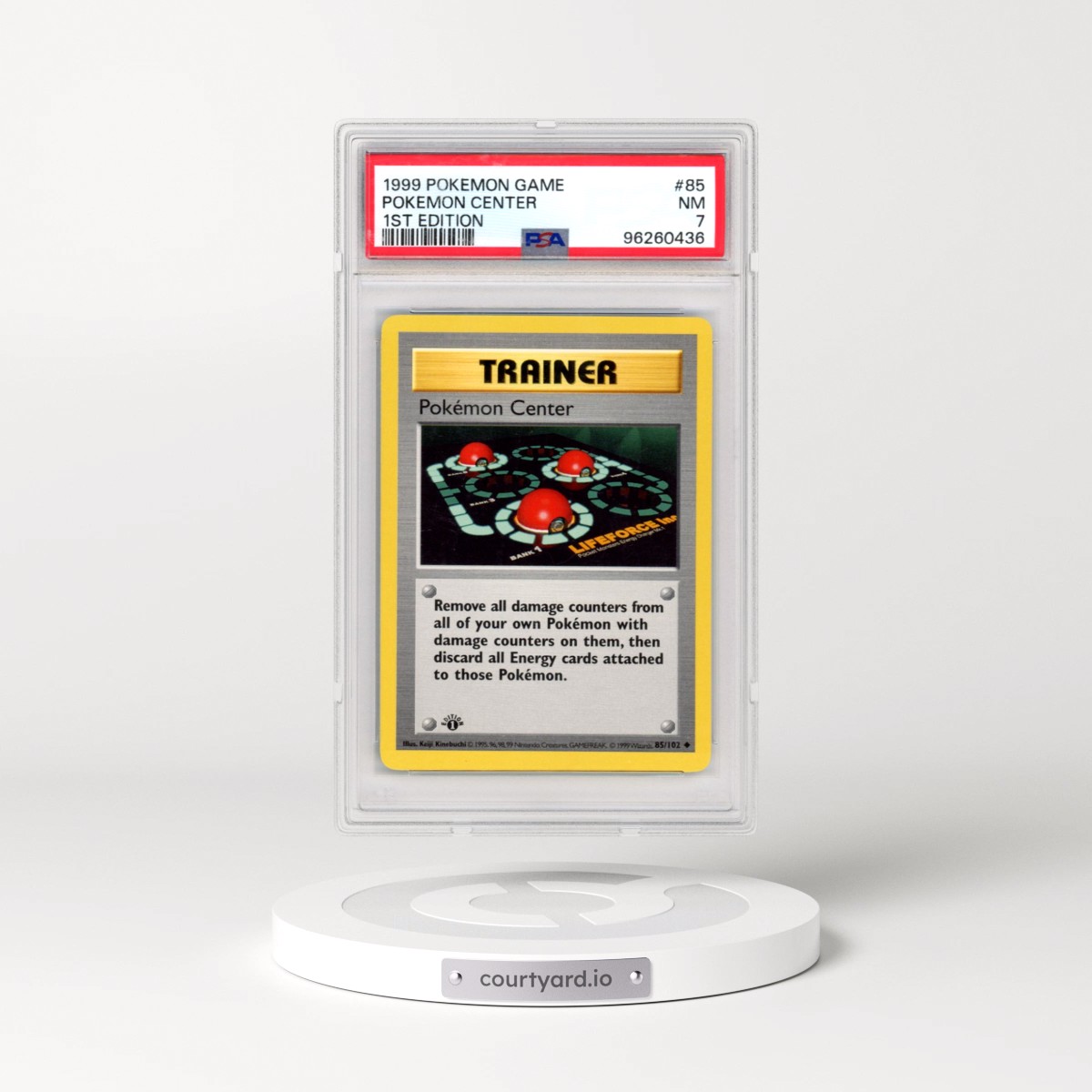 1999 Pokémon Game #85 Pokemon Center - 1st Edition (PSA 7 NM)