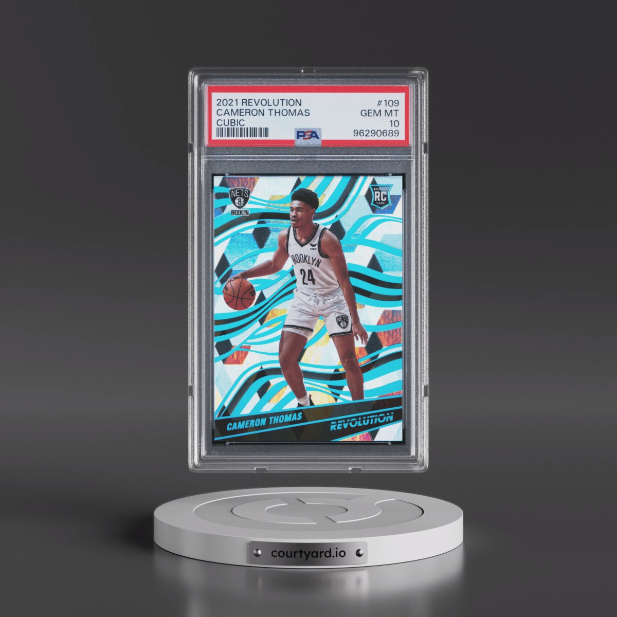 2021 Panini Revolution Cameron Thomas - Cubic #109 PSA 10