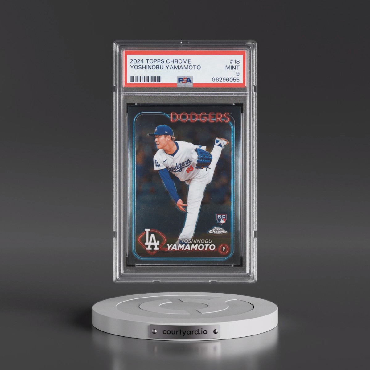2024 Topps Chrome #18 Yoshinobu Yamamoto (PSA 9 MINT)