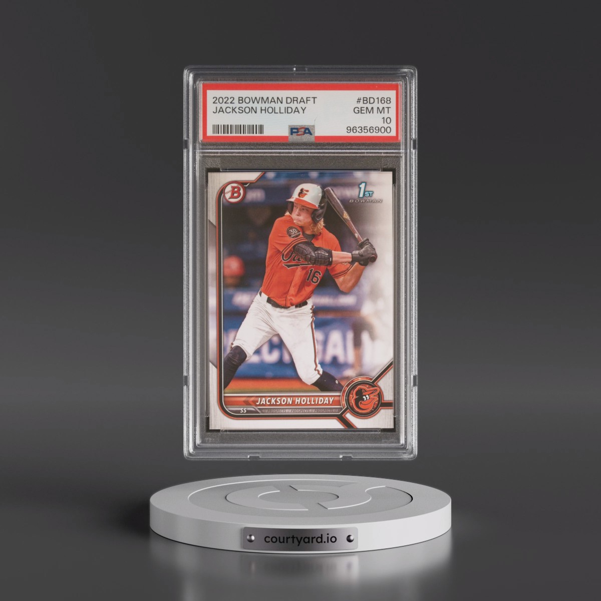 2022 Bowman Draft #BD168 Jackson Holliday (PSA 10 GEM MINT)