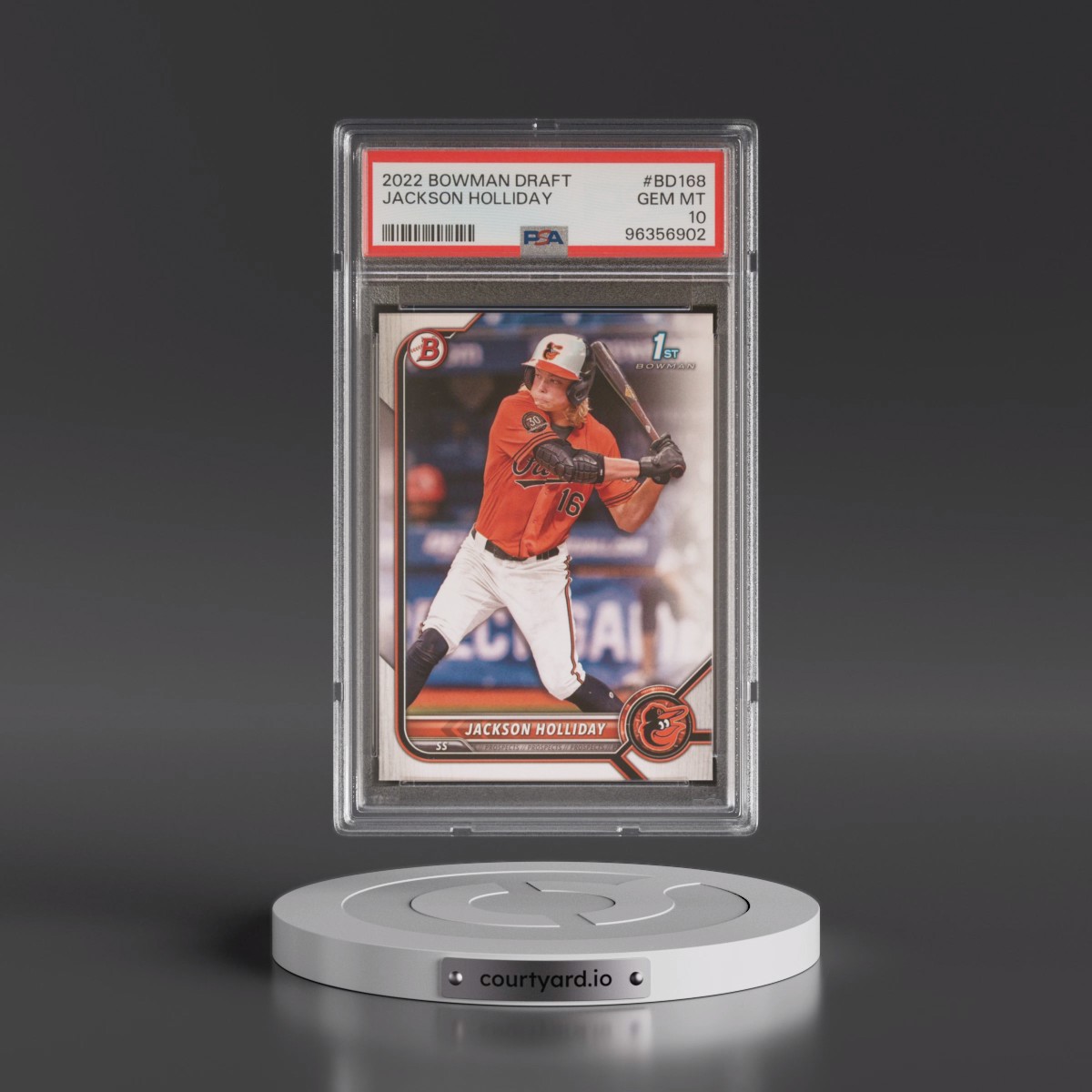 2022 Bowman Draft #BD168 Jackson Holliday (PSA 10 GEM MINT)