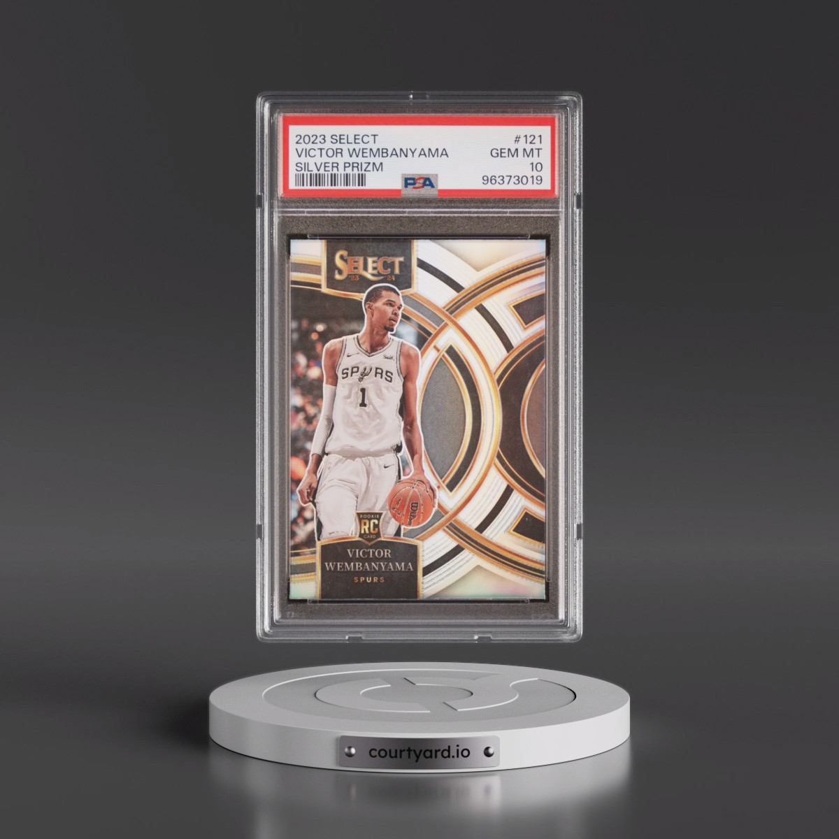 2023 Panini Select Victor Wembanyama - Silver Prizm #121 PSA 10