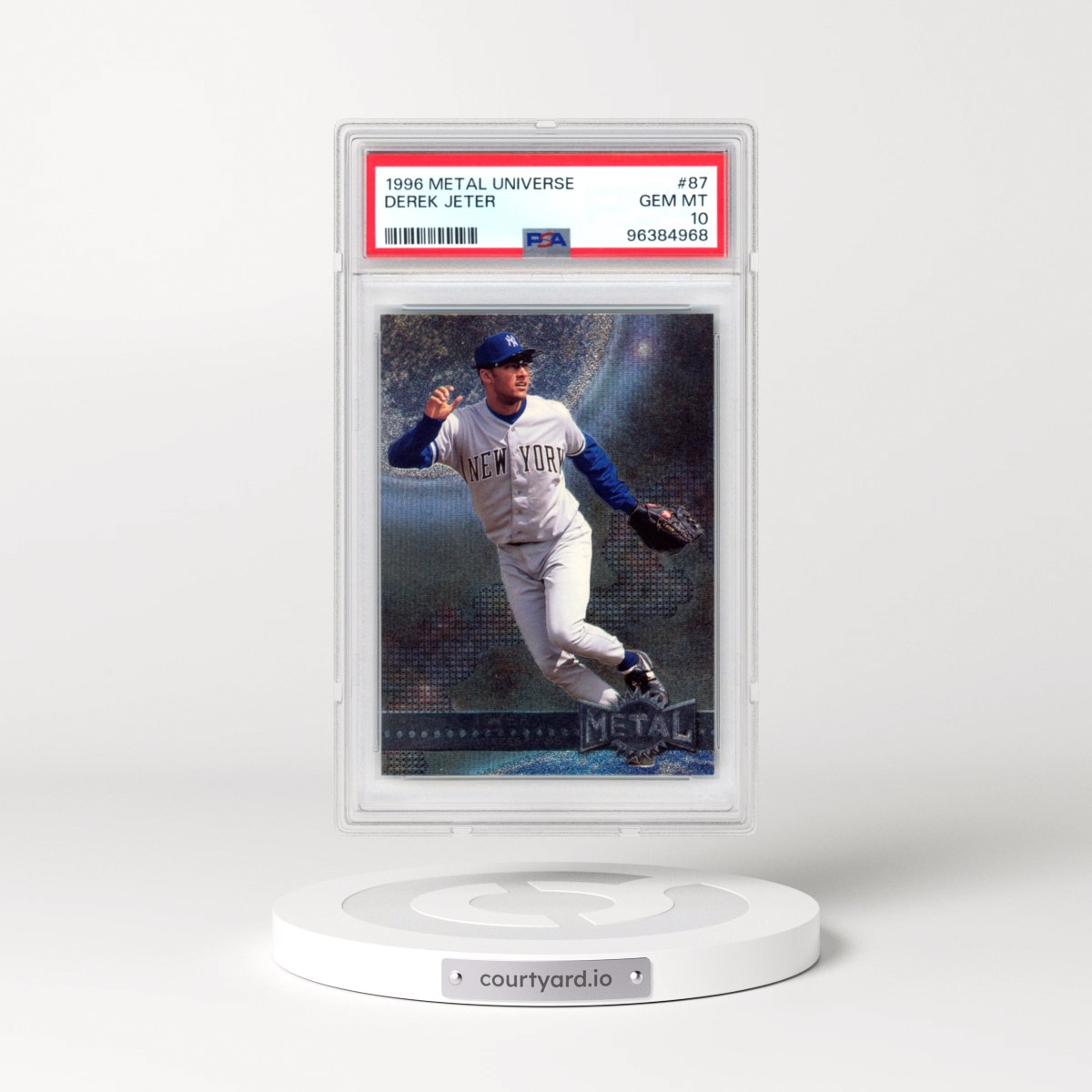 1996 Metal Universe #87 Derek Jeter (PSA 10 GEM MINT)