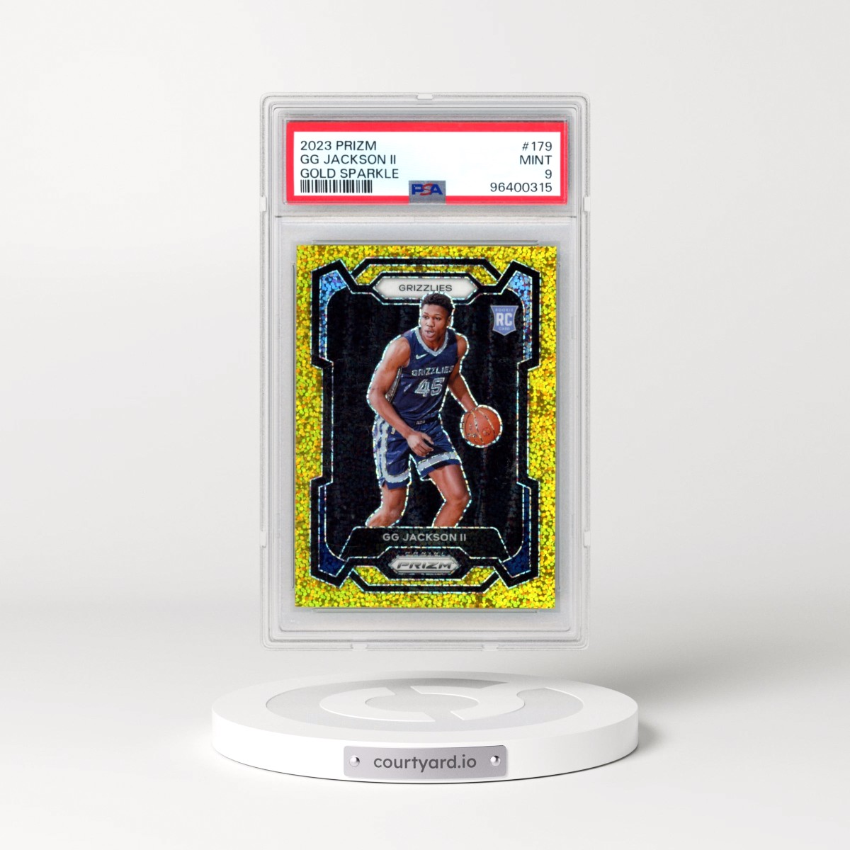 2023 Panini Prizm #179 GG Jackson II - Gold Sparkle (PSA 9 MINT)