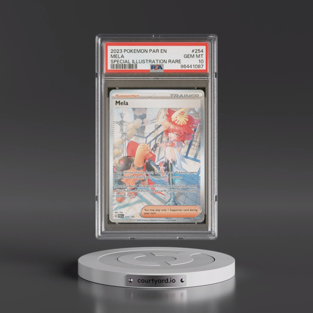 2023 Pokémon Par EN-Paradox Rift #254 Mela - Special Illustration Rare (PSA 10 GEM MINT)