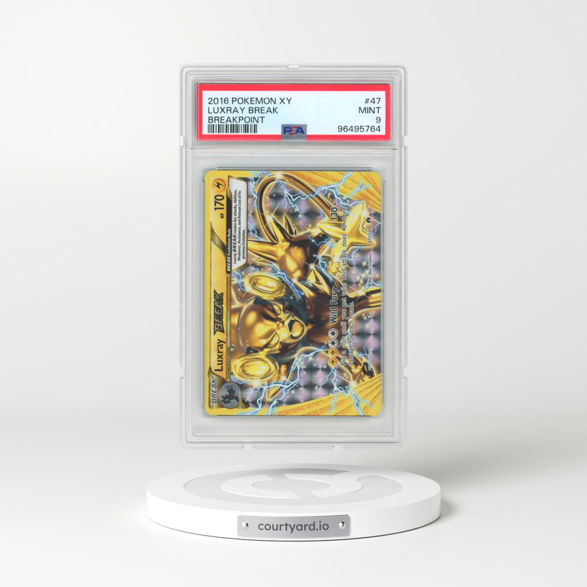 2016 Pokémon XY Breakpoint #47 Luxray Break (PSA 9 MINT)