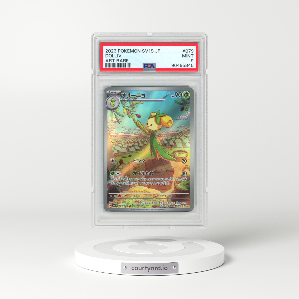 2023 Pokémon Sv1s-Scarlet EX #079 Dolliv - Art Rare (PSA 9 MINT)