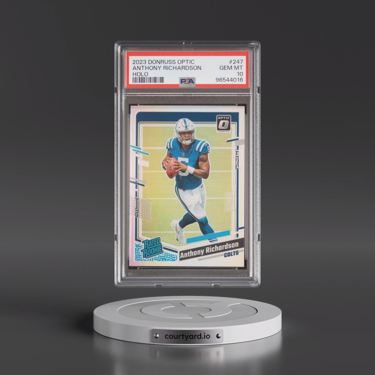 2023 Panini Donruss Optic Anthony Richardson - Holo #247 PSA 10