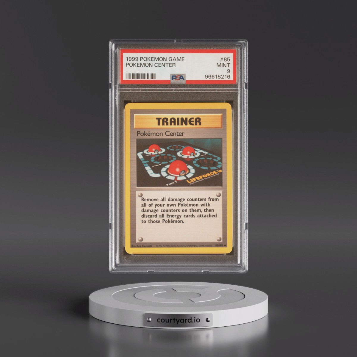 1999 Pokémon Game #85 Pokemon Center (PSA 9 MINT)