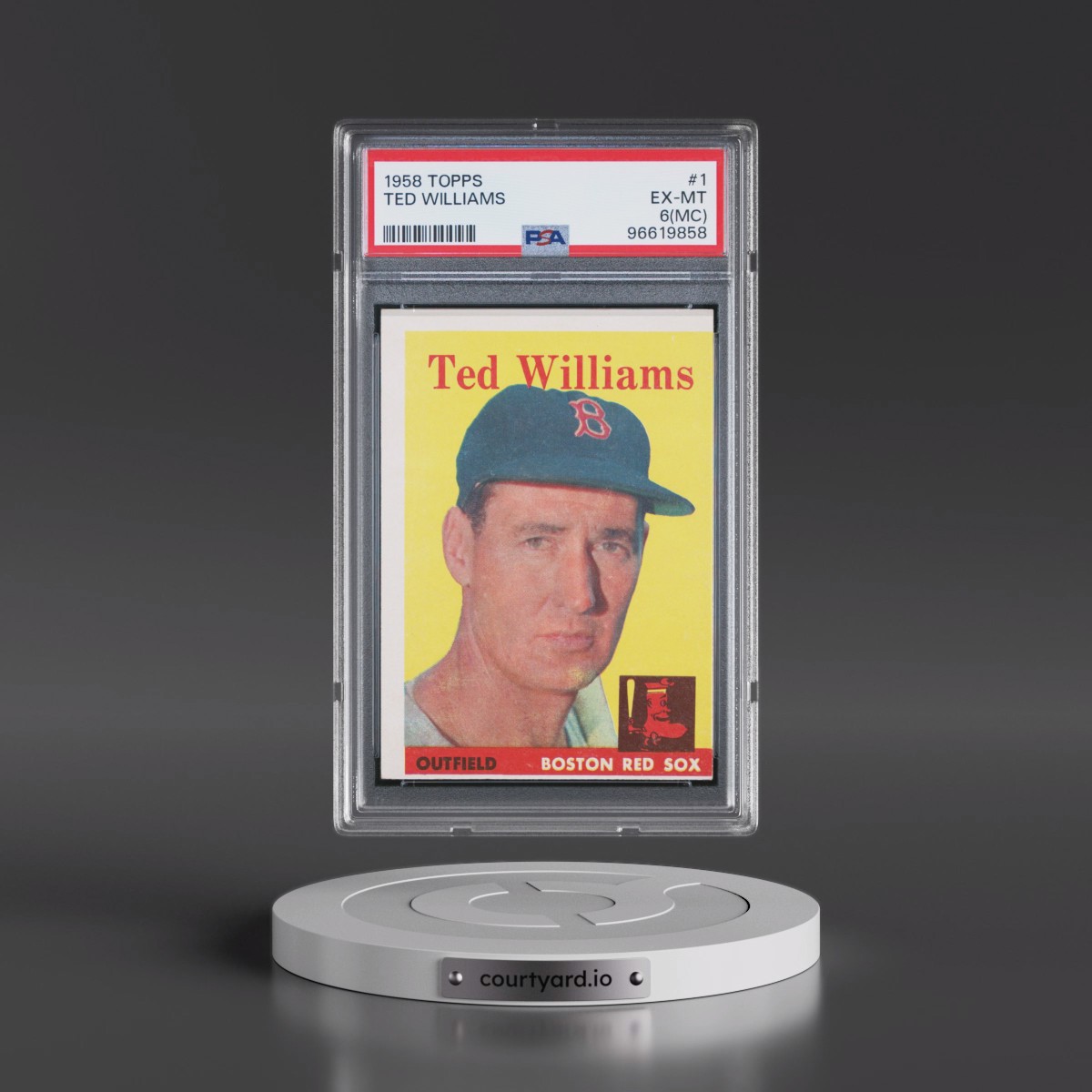 1958 Topps #1 Ted Williams (PSA 6 EX-MT)
