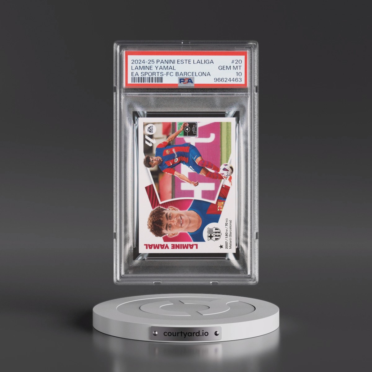 2024 Panini Este Laliga EA Sports #20 Lamine Yamal - FC Barcelona (PSA 10 GEM MINT)