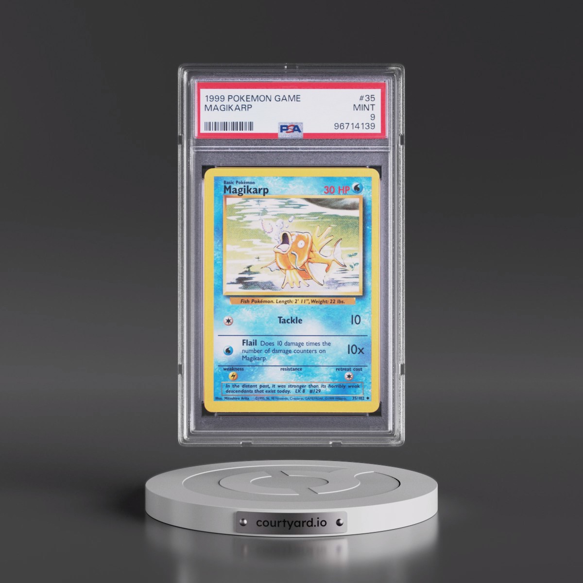 1999 Pokémon Game #35 Magikarp (PSA 9 MINT)