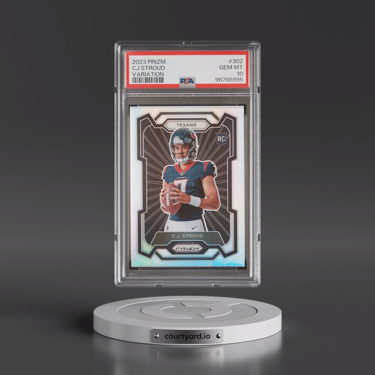 2023 Panini Prizm #302 CJ Stroud - Variation (PSA 10 GEM MINT)