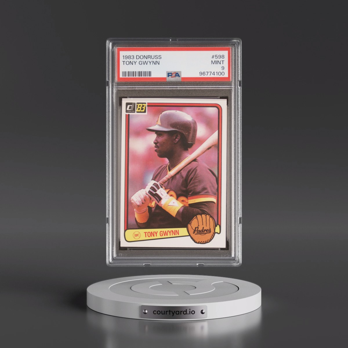 1983 Donruss #598 Tony Gwynn (PSA 9 MINT)