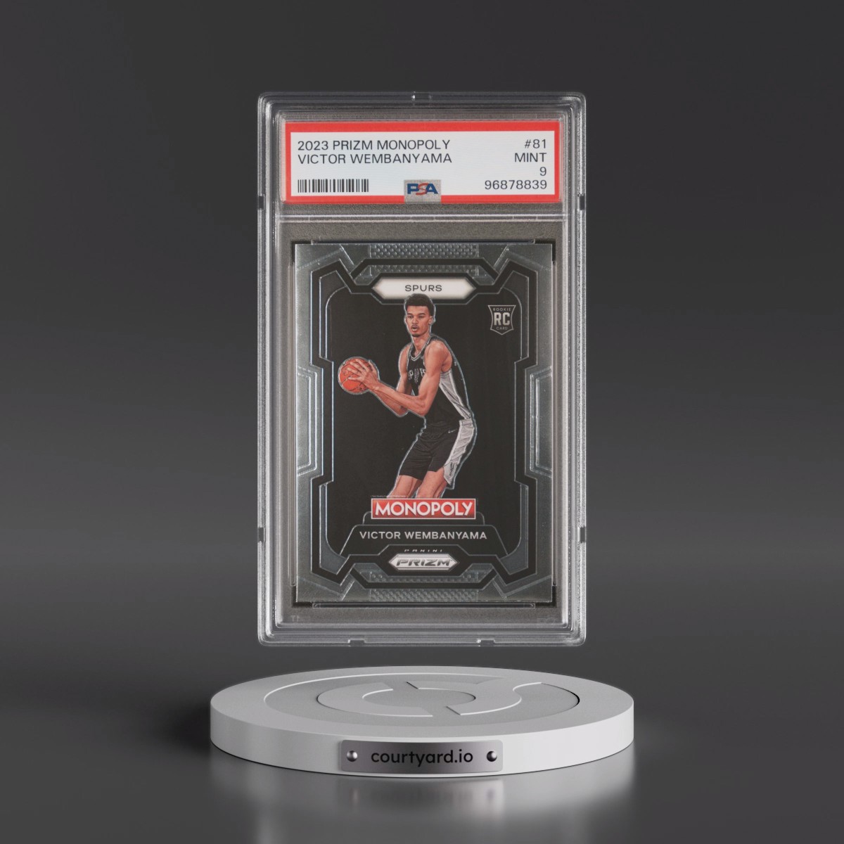 2023 Panini Prizm Monopoly #81 Victor Wembanyama (PSA 9 MINT)