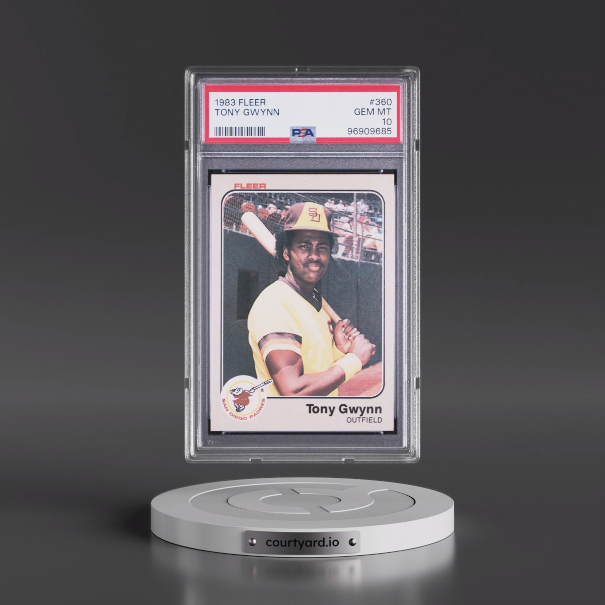 1983 Fleer #360 Tony Gwynn (PSA 10 GEM MINT)
