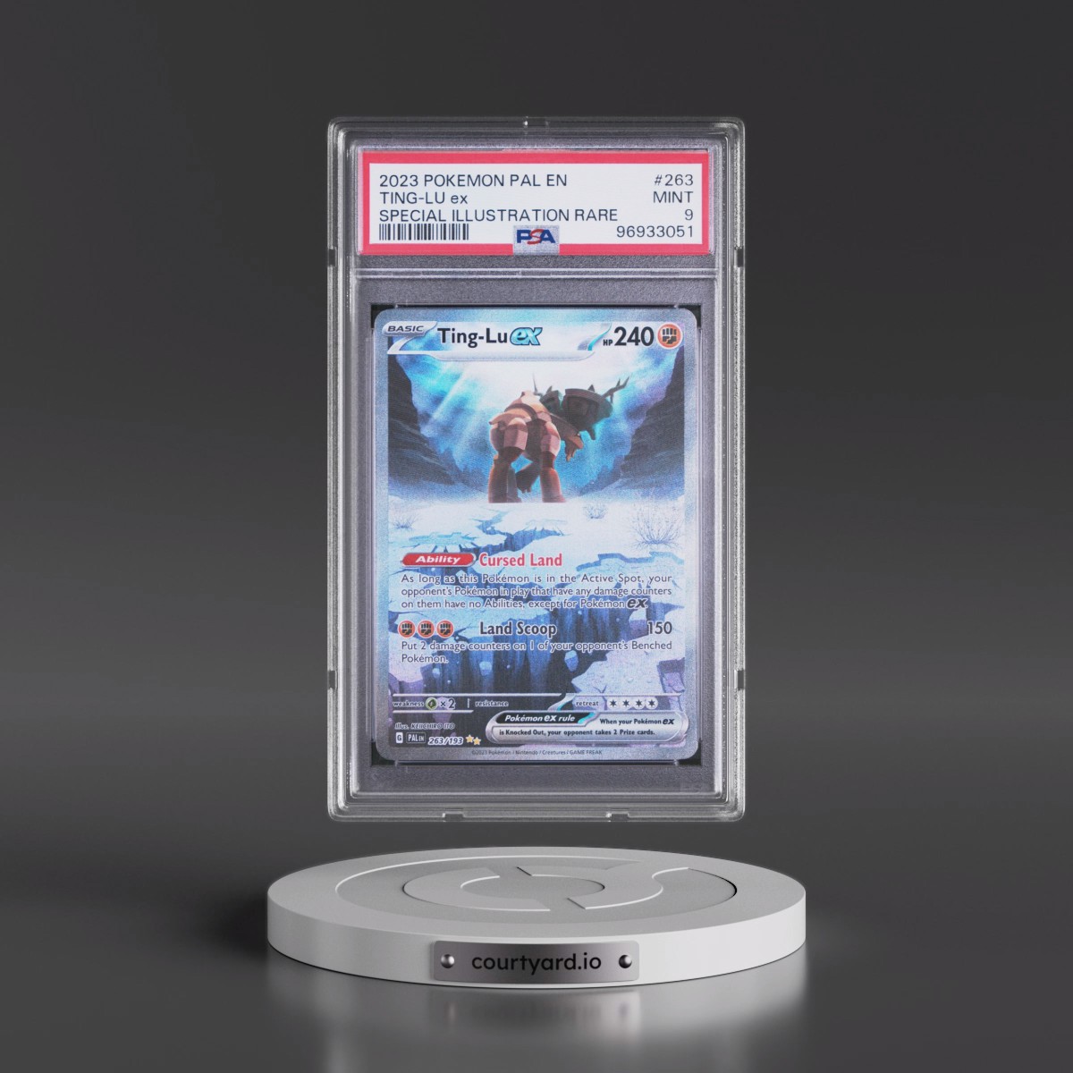 2023 Pokémon Pal EN-Paldea Evolved #263 Ting-LU EX - Holo Special Illustration Rare (PSA 9 MINT)