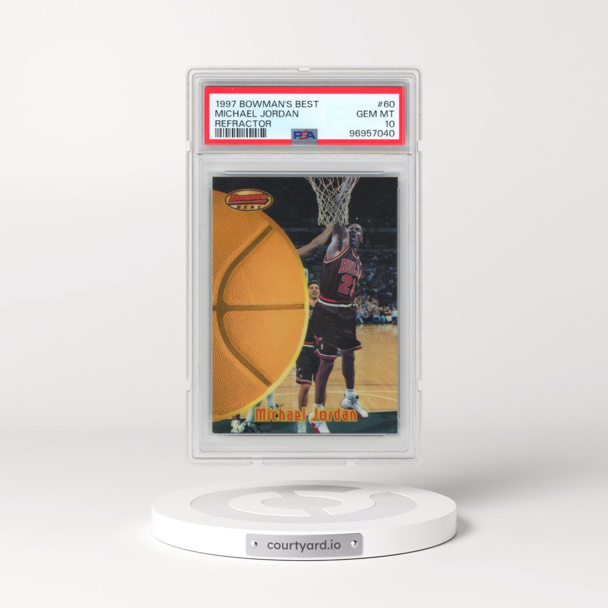 1997 Bowman's Best #60 Michael Jordan - Refractor (PSA 10 GEM MINT)