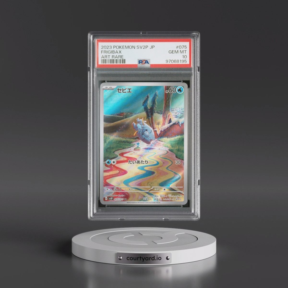 2023 Pokémon Sv2p-Snow Hazard #075 Frigibax - Art Rare (PSA 10 GEM MINT)