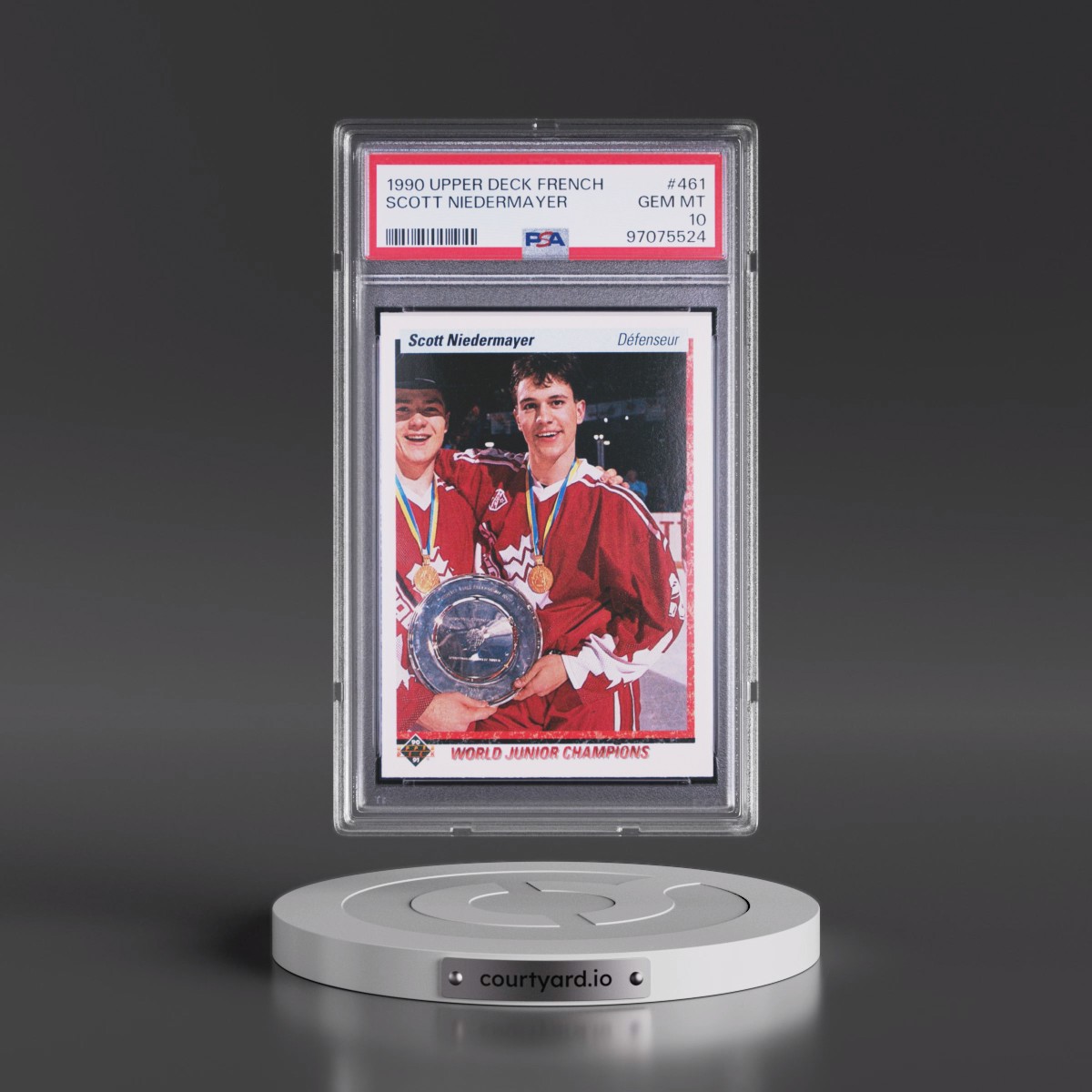 1990 Upper Deck French #461 Scott Niedermayer (PSA 10 GEM MINT)