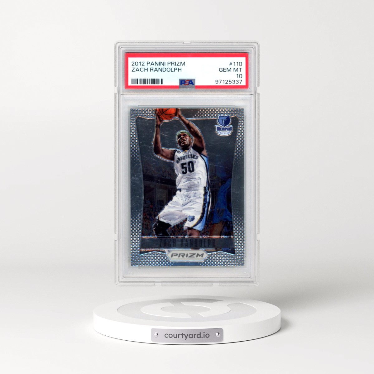 2012 Panini Prizm #110 Zach Randolph (PSA 10 GEM MINT)