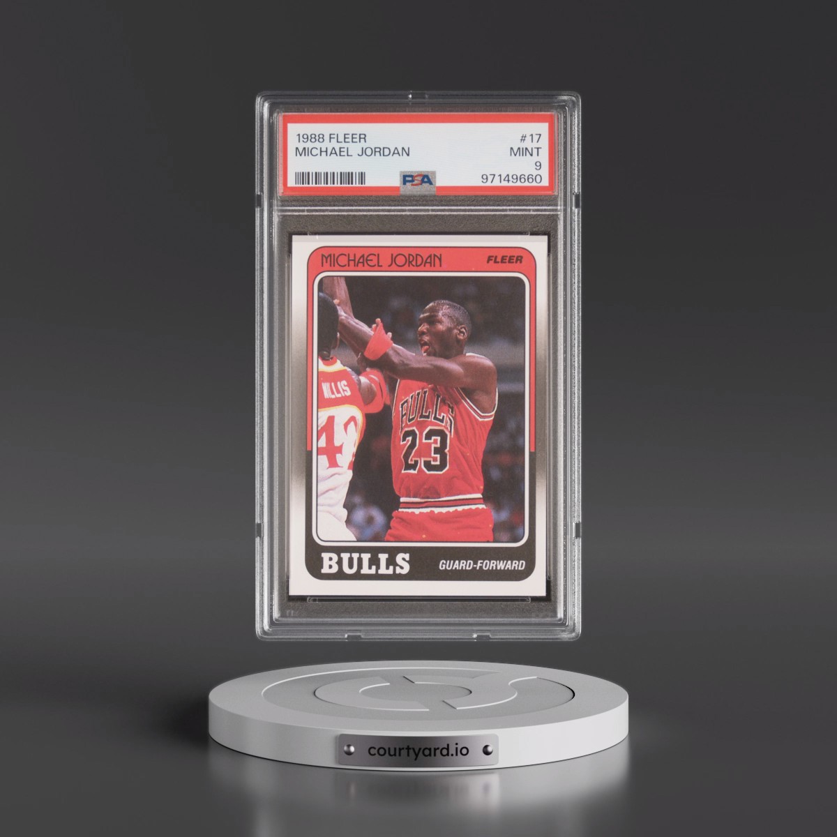 1988 Fleer #17 Michael Jordan (PSA 9 MINT)