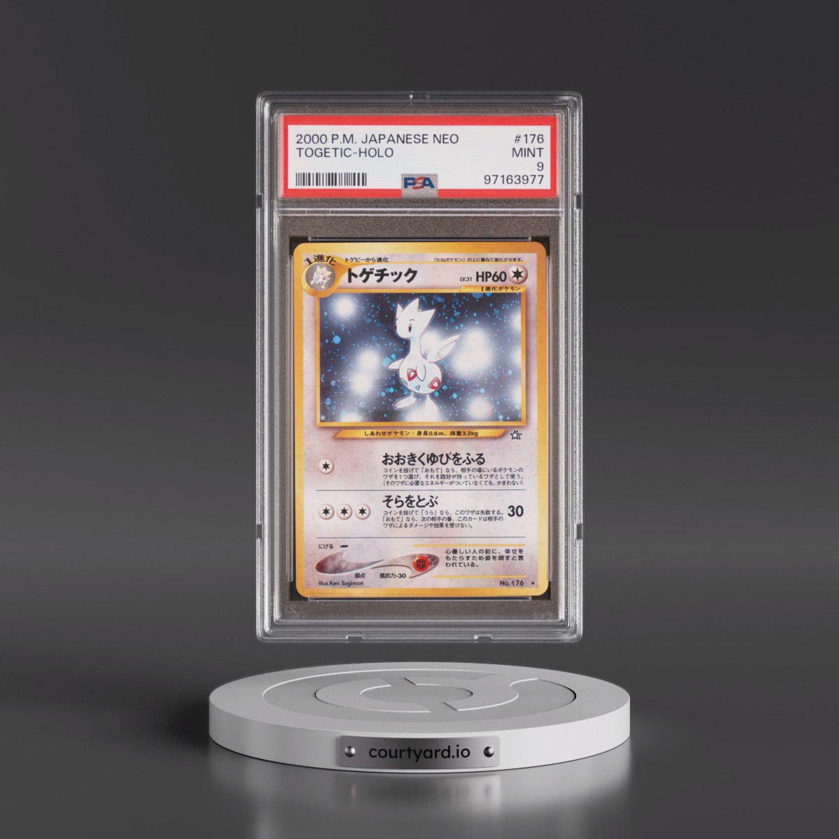 2000 Pokémon Neo #176 Togetic - Holo (PSA 9 MINT)