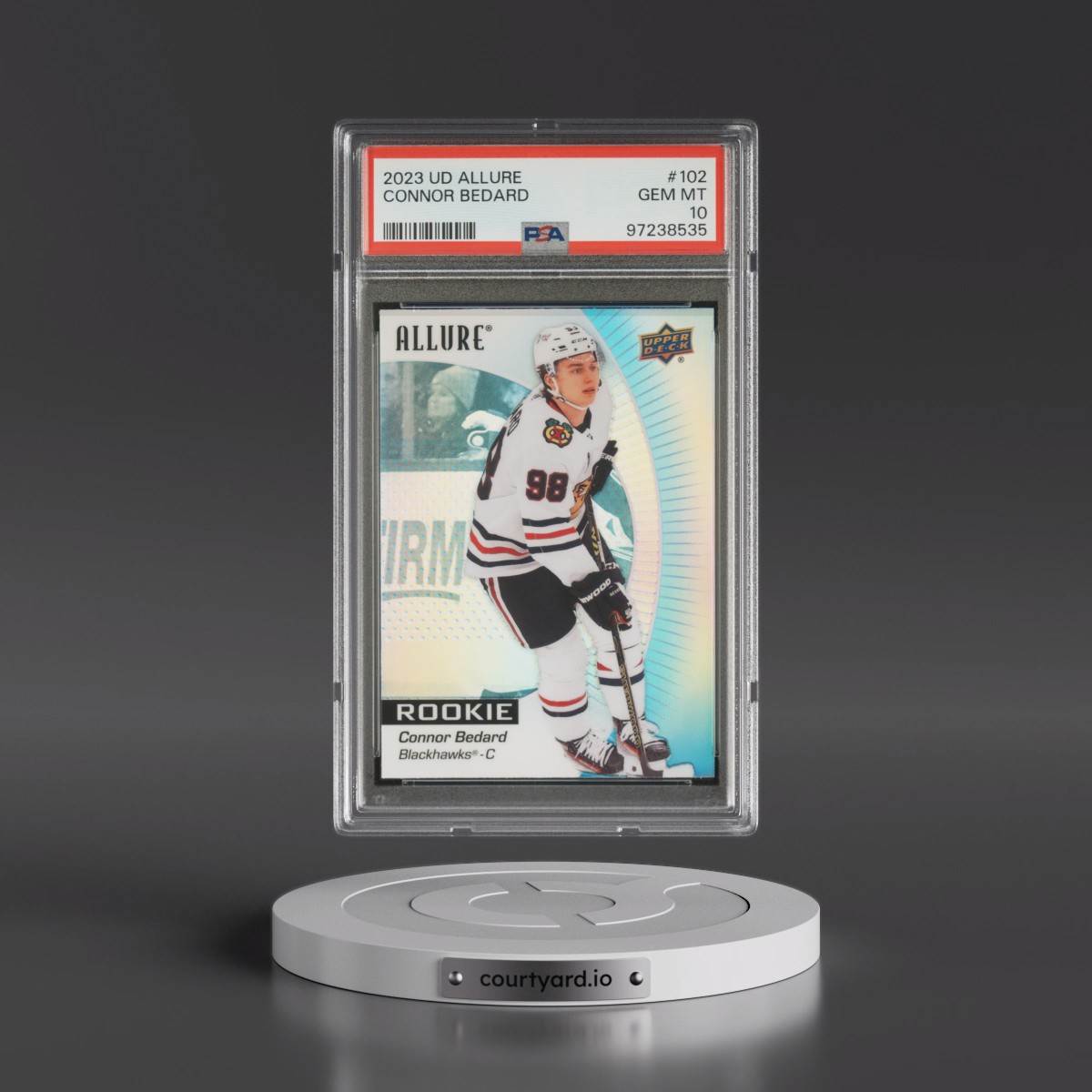 2023 Upper Deck Allure #102 Connor Bedard (PSA 10 GEM MINT)