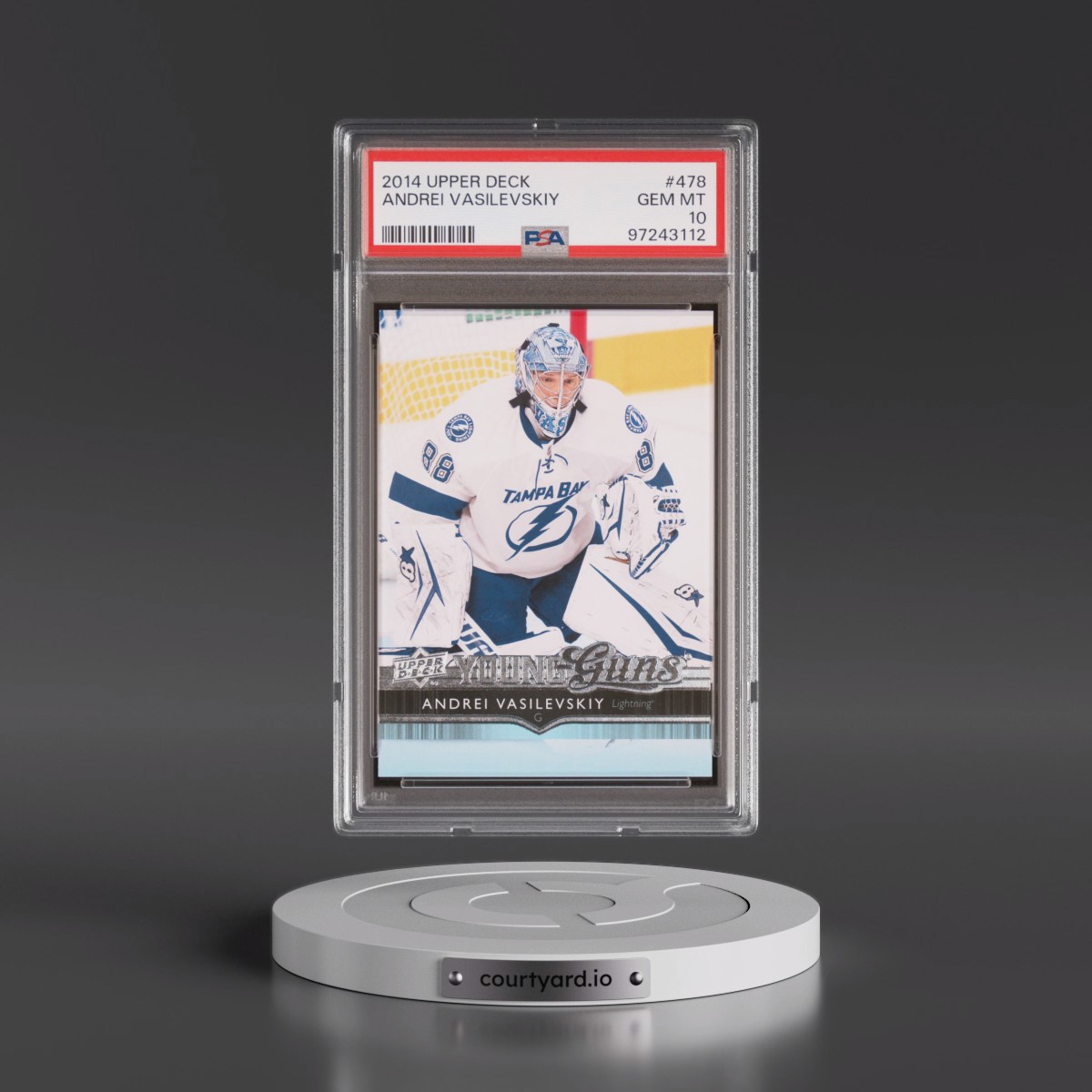 2014 Upper Deck #478 Andrei Vasilevskiy (PSA 10 GEM MINT)