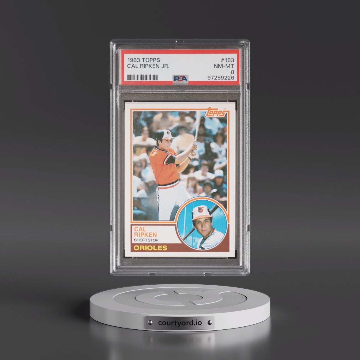 1983 Topps #163 Cal Ripken Jr. (PSA 8 NM-MT)
