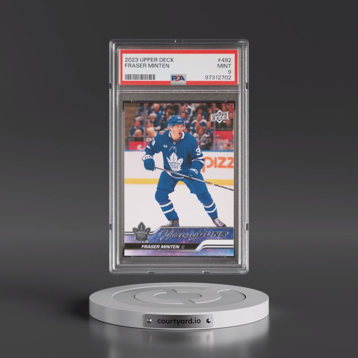 2023 Upper Deck #482 Fraser Minten (PSA 9 MINT)