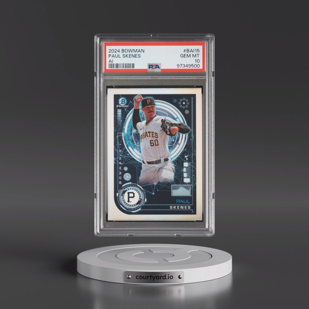 2024 Bowman Bowman AI #BAI15 Paul Skenes (PSA 10 GEM MINT)