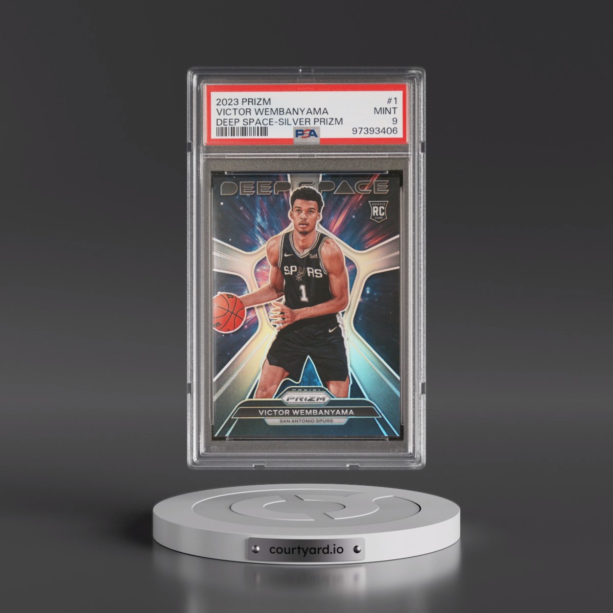 2023 Panini Prizm Deep Space #1 Victor Wembanyama - Silver Prizm (PSA 9 MINT)