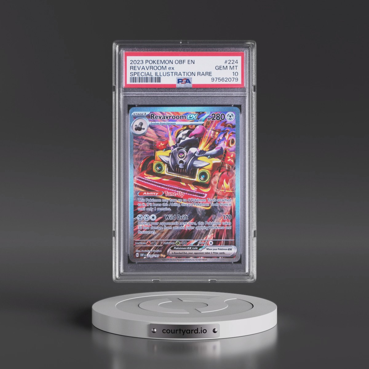 2023 Pokémon Obf EN-Obsidian Flames Revavroom EX - Holo Special Illustration Rare #224 PSA 10