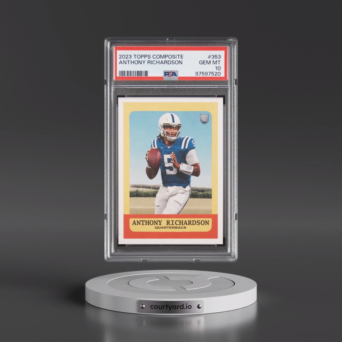 2023 Topps Composite Anthony Richardson #353 PSA 10