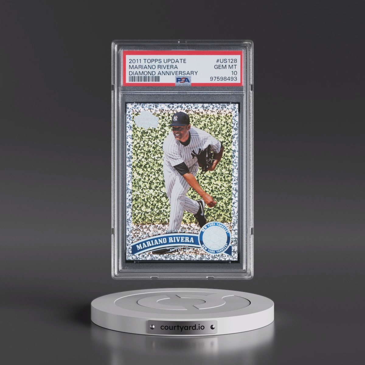 2011 Topps Update Mariano Rivera - Diamond Anniversary #US128 PSA 10