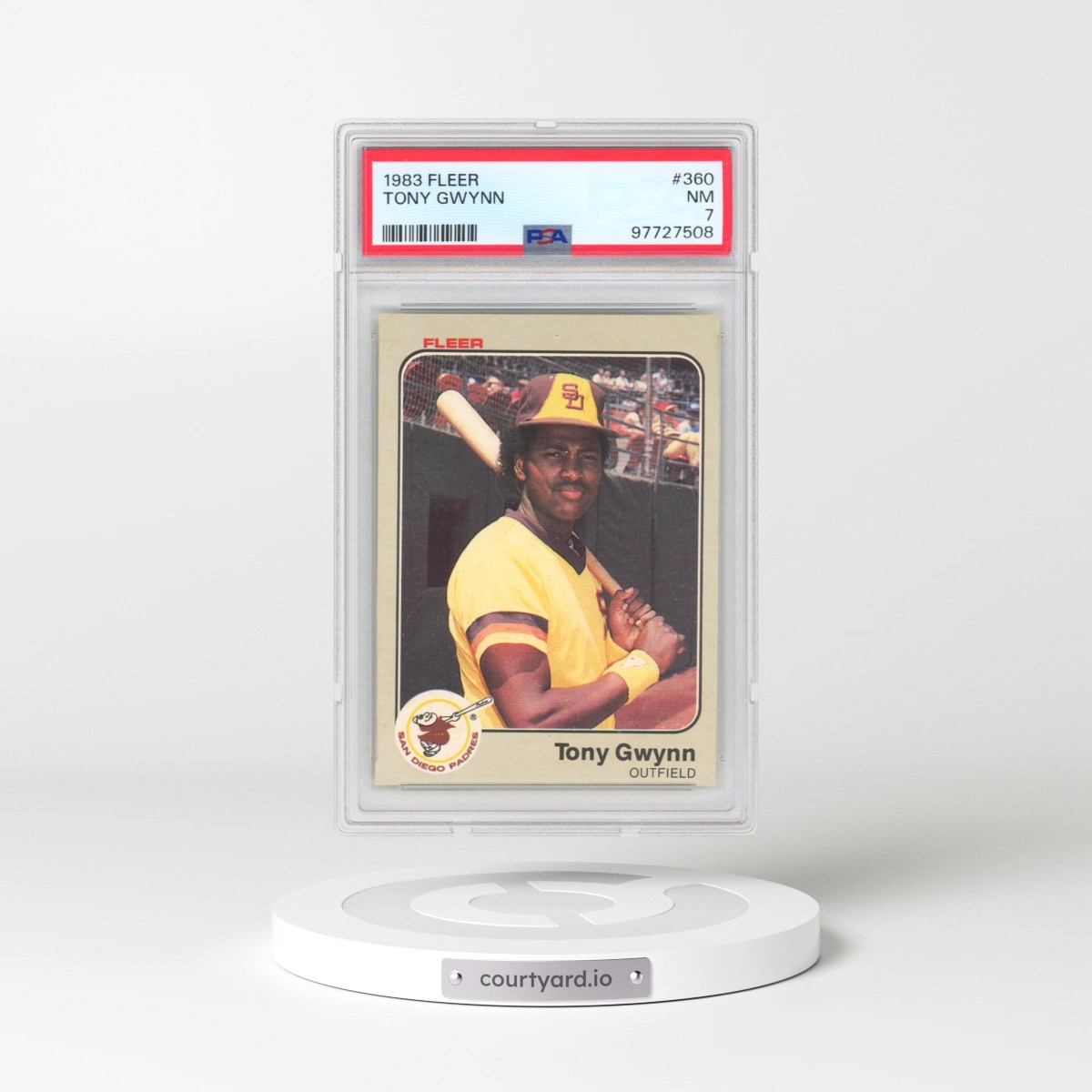 1983 Fleer #360 Tony Gwynn (PSA 7 NM)