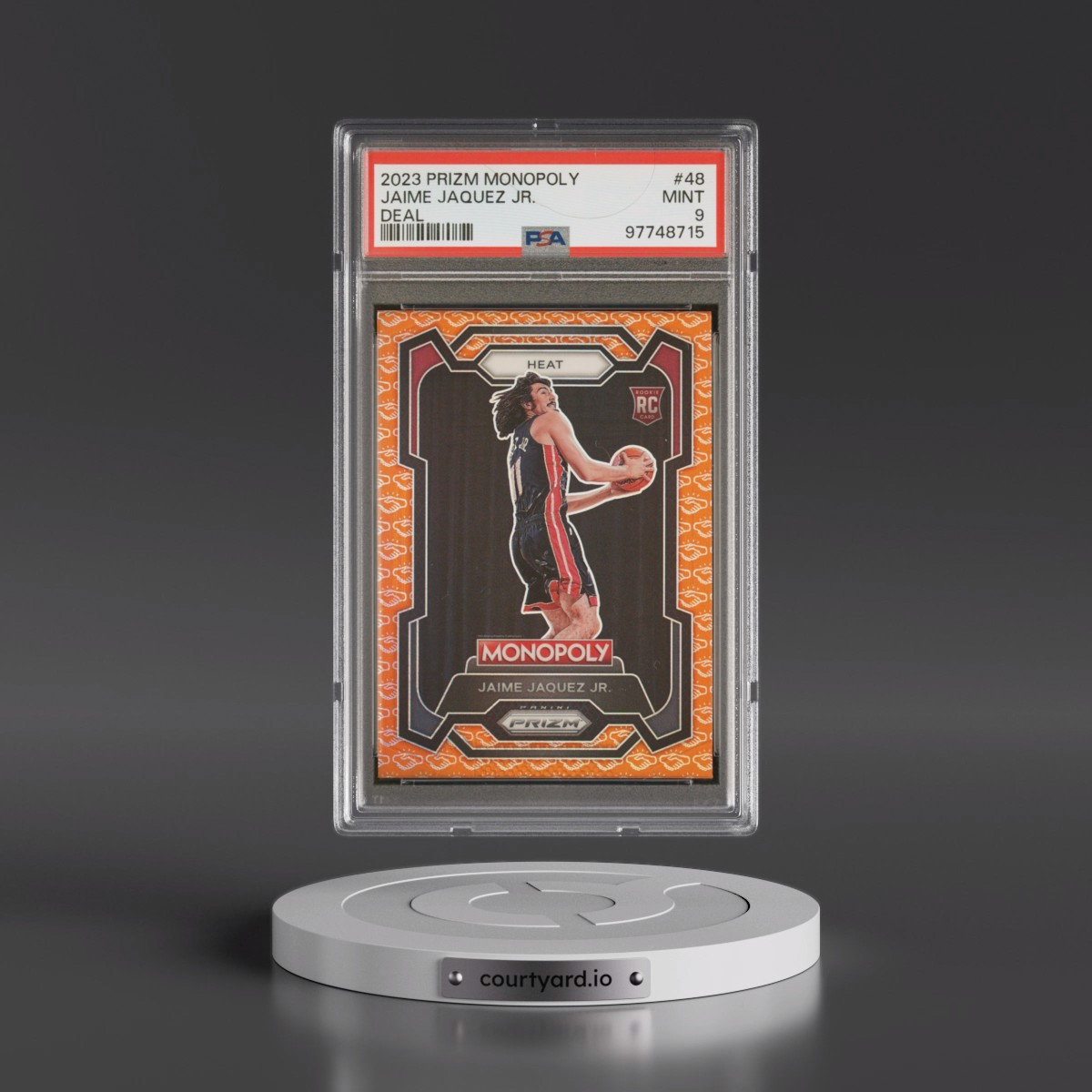 2023 Panini Prizm Monopoly Jaime Jaquez Jr. - Deal #48 PSA 9