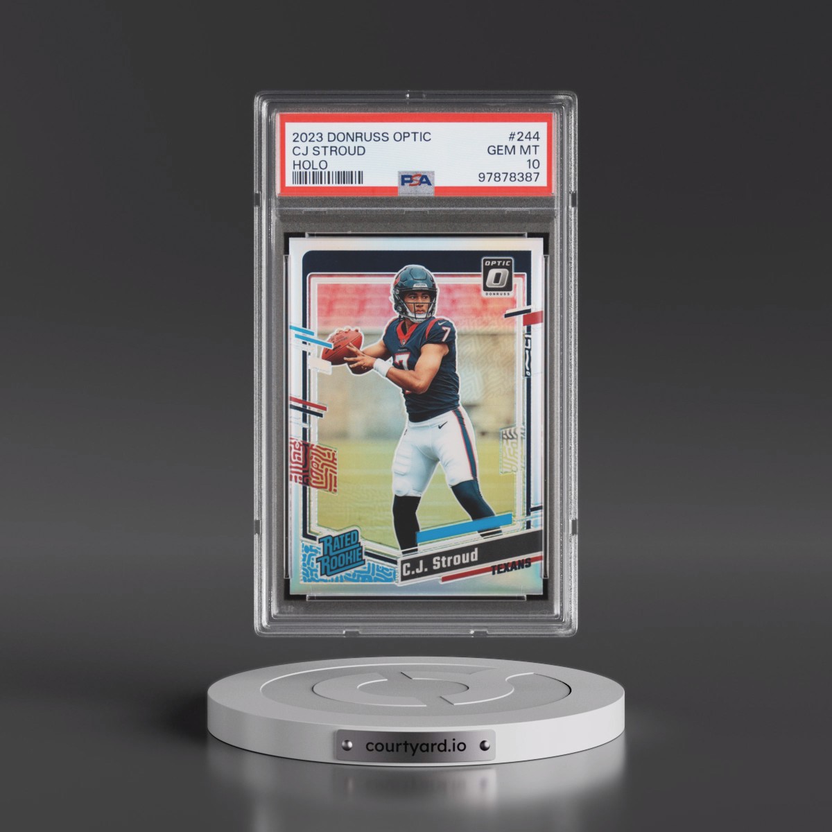 2023 Panini Donruss Optic CJ Stroud - Holo #244 PSA 10