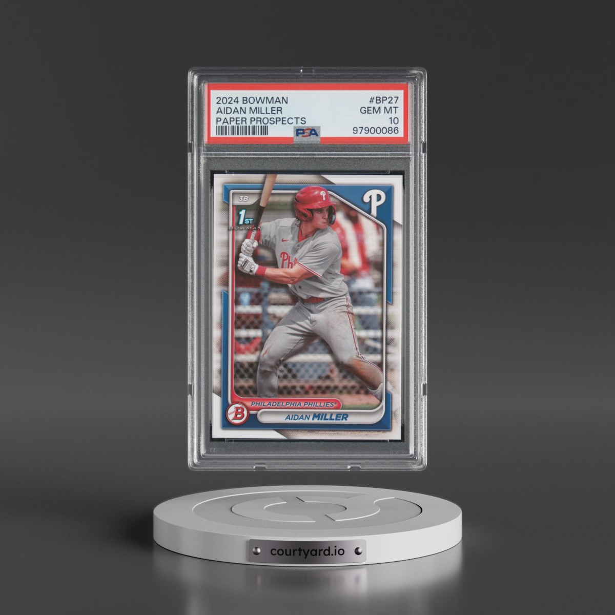 2024 Bowman Paper Prospects Aidan Miller #BP27 PSA 10