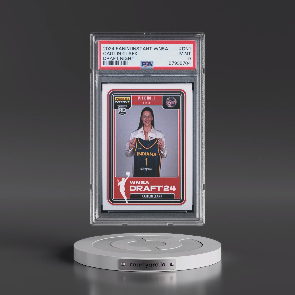 2024 Panini Instant WNBA Draft Night #DN1 Caitlin Clark (PSA 9 MINT)