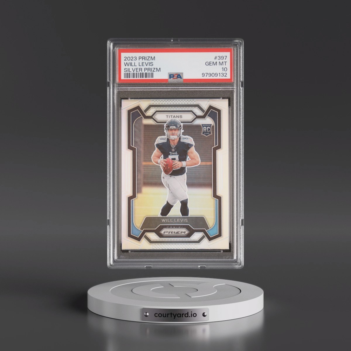 2023 Panini Prizm #397 Will Levis - Silver Prizm (PSA 10 GEM MINT)