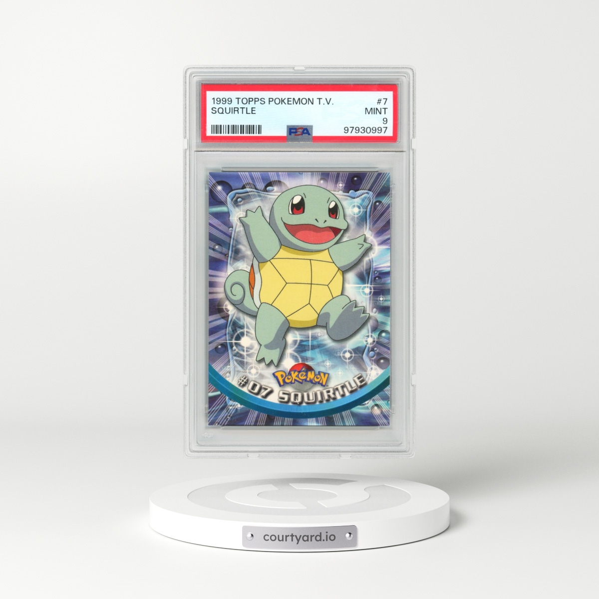 1999 Topps Pokémon TV #7 Squirtle (PSA 9 MINT)