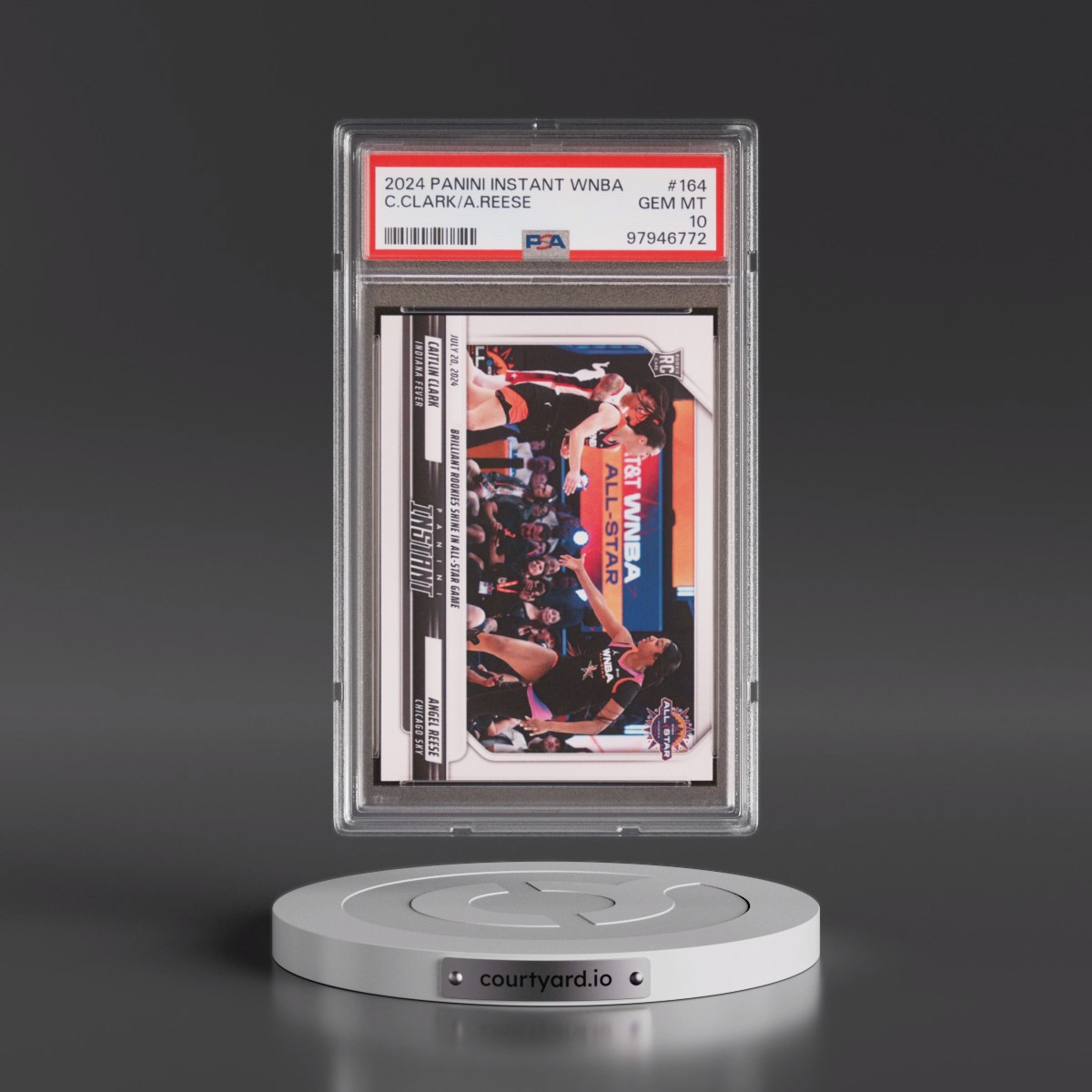 2024 Panini Instant WNBA Angel Reese/Caitlin Clark #164 PSA 10