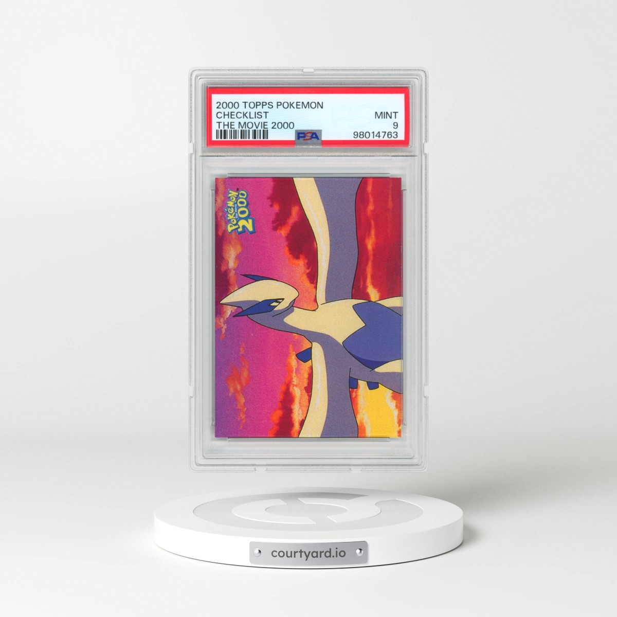 2000 Topps Pokémon the Movie 2000 Checklist (PSA 9 MINT)